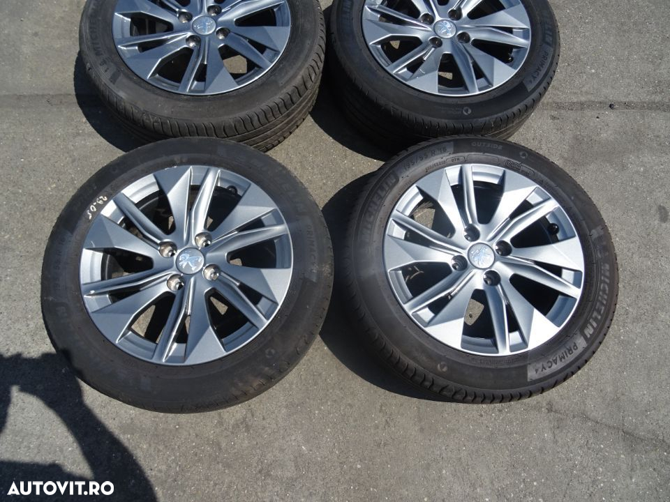 Vand Jante Aliaj cu Cauciucuri Peugeot 308 195/55 R16 6,5Jx16CH4-32 cod: 9828185580 - 4