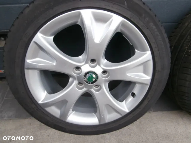 FELGI KOŁA SKODA OCTAVIA II SUPERB 1z0601025Q VW GOLF V VI PASSAT B6 B7 5X112 17 7X17 ET54 225/45R17 - 5