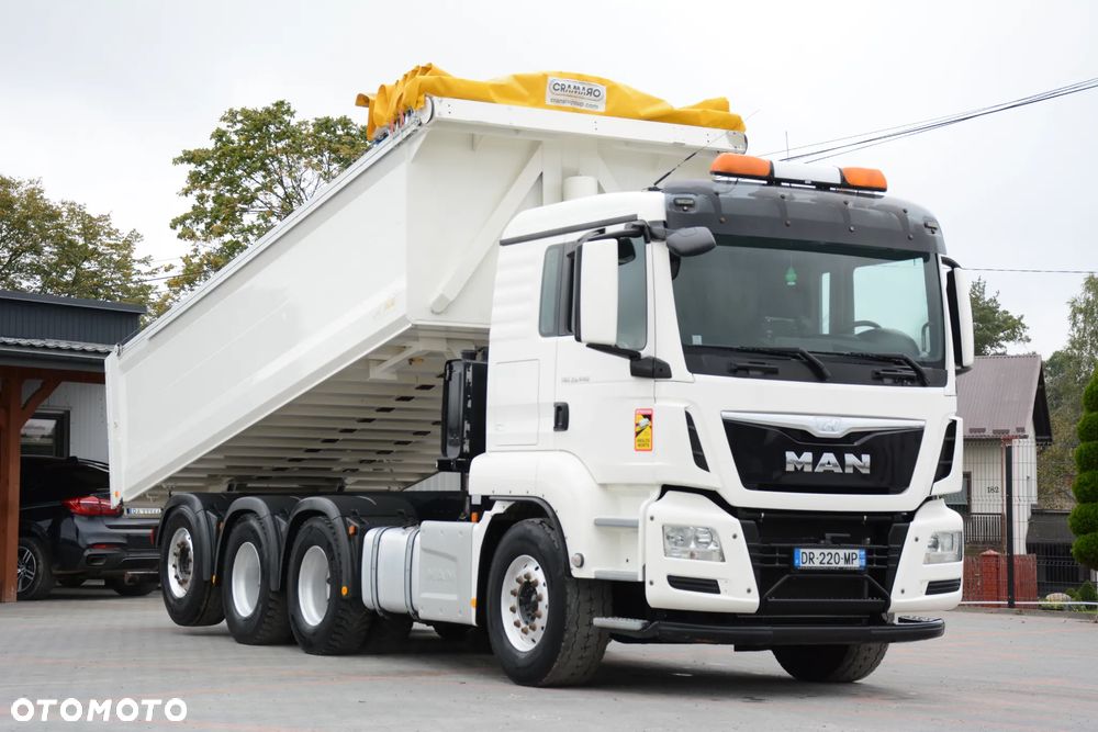 MAN TGS 35.440 / 2015 / 8x4 / Niska waga / Podnoszona, skrętna oś / Retarder - 9