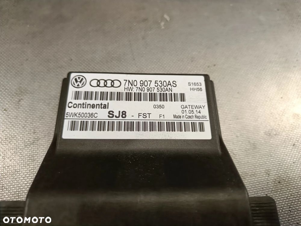 Moduł Gateway Sterownik VW CC Passat Tiguan Eos  Skoda Seat Audi 7N0907530AS - 3
