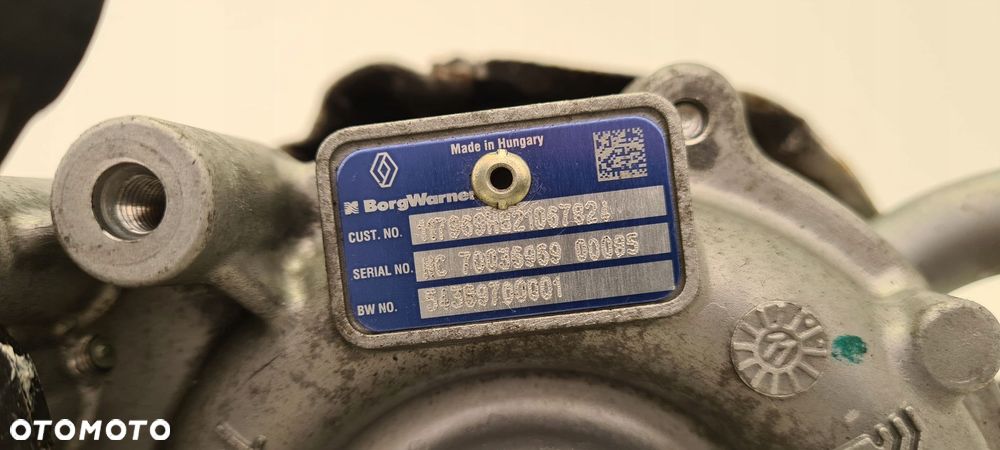 nissan renault 1.6dci turbosprężarka scenic megane - 2