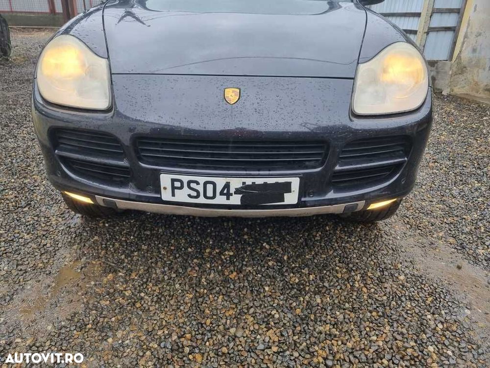 Bara fata Porsche Cayenne 2002 - 2006 NEGRU Z4 / C9Z (1131) model fara spalatoare far - 1