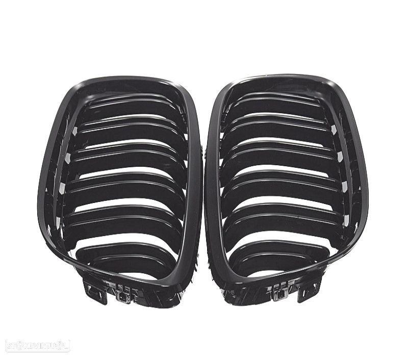 GRELHAS BMW E90 LCI 08-12 LOOK M3 PRETO BRILHANTE - 4