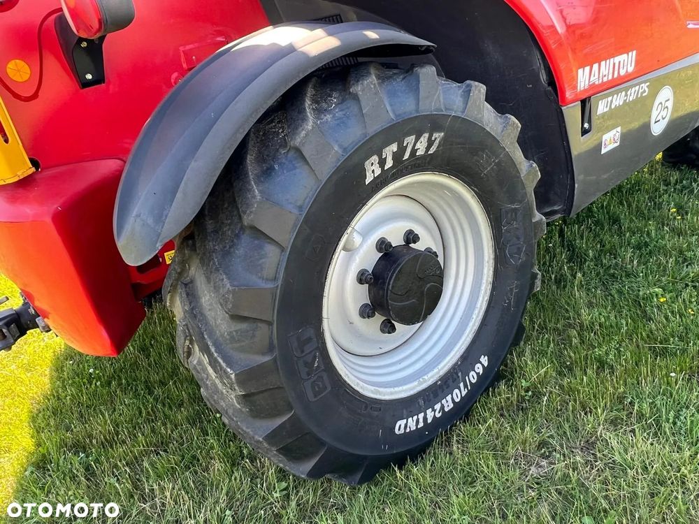 Manitou Ładowarka Teleskopowa  MLT 840-137PS Klimatyzacja Łyżka Widły Merlo JCB 42.7 TF 737 130 541-70 Bobcat TL 38.70 zaczep hydrauliczny - 3