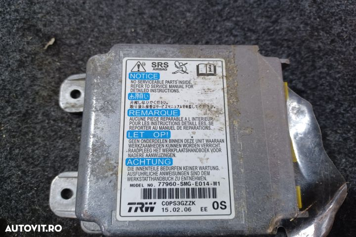 Calculator airbag 77960-SMG-E014-M1 Honda Civic 8 [2005 - 2008] Hatch - 4