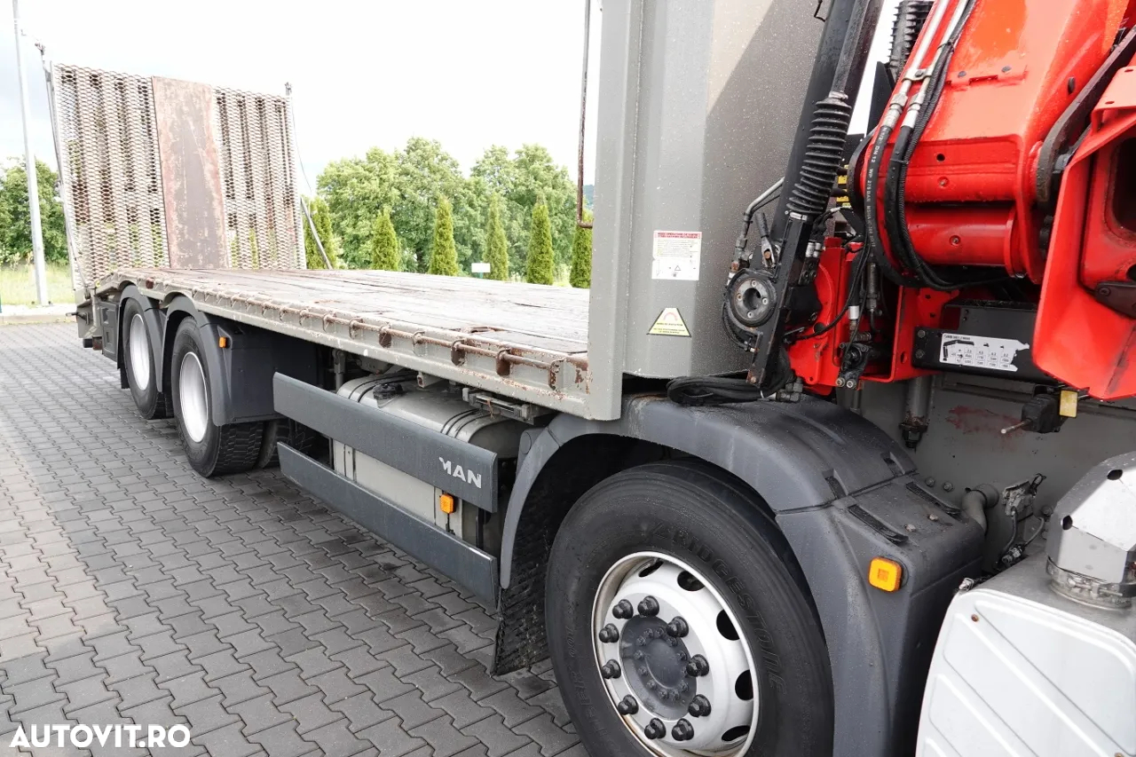 MAN TGS 35.360 / 8x2-4 / REMORCARE + HDS HIAB 166 E-2 / AXIE LIFTATOR / 4 AXI / GAMA HIDRAULICA / TROLIU / ASISTENTA RUTIERA / EURO 5 EEV - 16