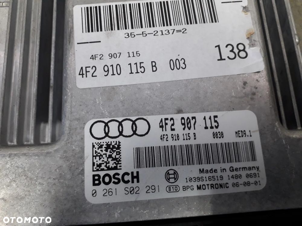 sterownik silnika 4F2907115 4F2910115B A6 C6 2.0 FSI TFSI BPJ - 2