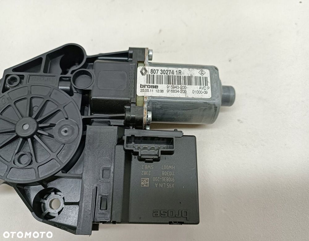 SILNICZEK SZYBY PRAWY PRZÓD PRZEDNI RENAULT SCENIC III 807302741R - 3