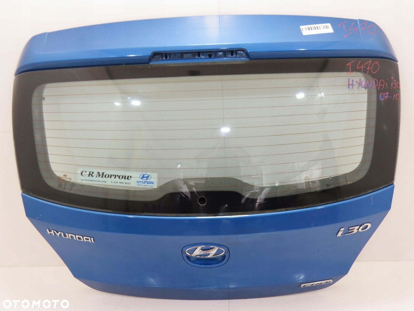 KLAPA BAGAŻNIKA TYŁ HYUNDAI I30 07-10R BV - 1