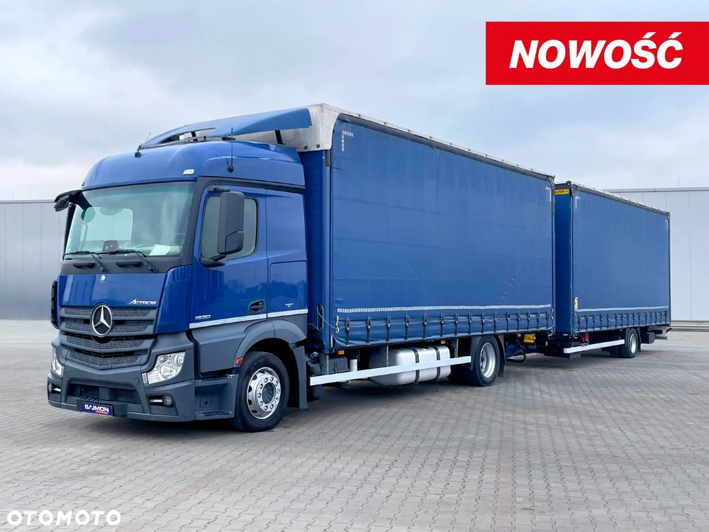 Mercedes-Benz ACTROS 1830 / ZESTAW TANDEM 120 M3 / PRZEJAZDOWY / 7,75 M + 7,75 M / SALON PL - 1