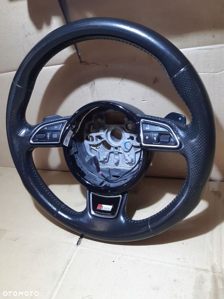 audi a6 c7 kierownica s-line skóra multifunkcja łopatki 8x0419091m - 14