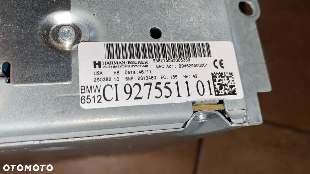 RADIO Z NAWIGACJĄ BMW X3 F25 9275511 - 7