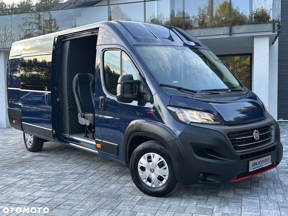Fiat Ducato L4H2 Brygadowy 7 osób / Bogate wyposażenie / 2.3 POWER 160 KM / Wzmacniany Heavy / DMC 3500kg / Atrakcyjny wygląd / Salon PL / FV23% - 1