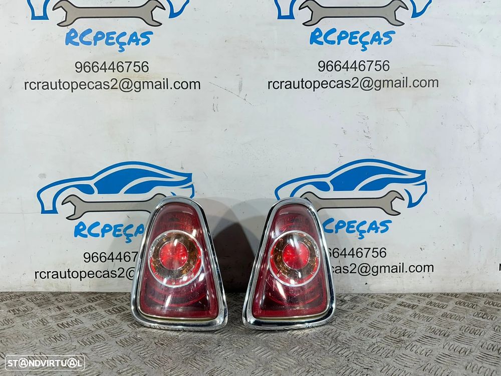 .Farolins Tras Traseiros Originais Led Esquerdo Direito Mini Cooper One R56 R57 Cabrio R58 Roadster R59 Coupe 2006 - 2012 - 3