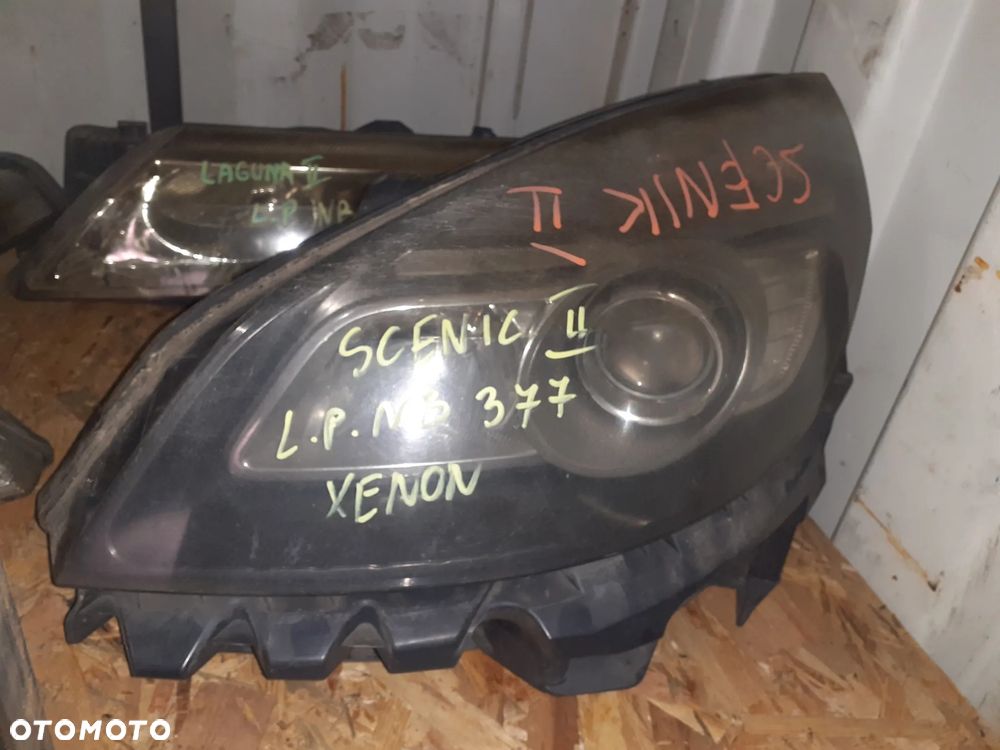 Reflektor LEWY LEWA LAMPA PRZÓD RENAULT SCENIC 2 KSENON XENON - 1