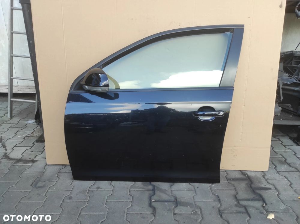 VW GOLF 5 6 KOMBI JETTA DRZWI PRZEDNIE LEWE PRZÓD LEWY LC9X CZARNE WYSYŁKA !!! - 1