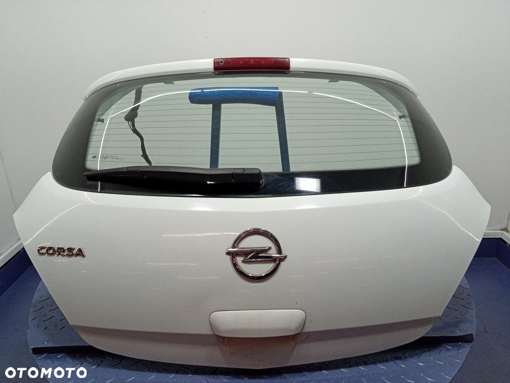 OPEL CORSA D 3D KLAPA BAGAŻNIKA TYŁ TYLNA Z474 - 1