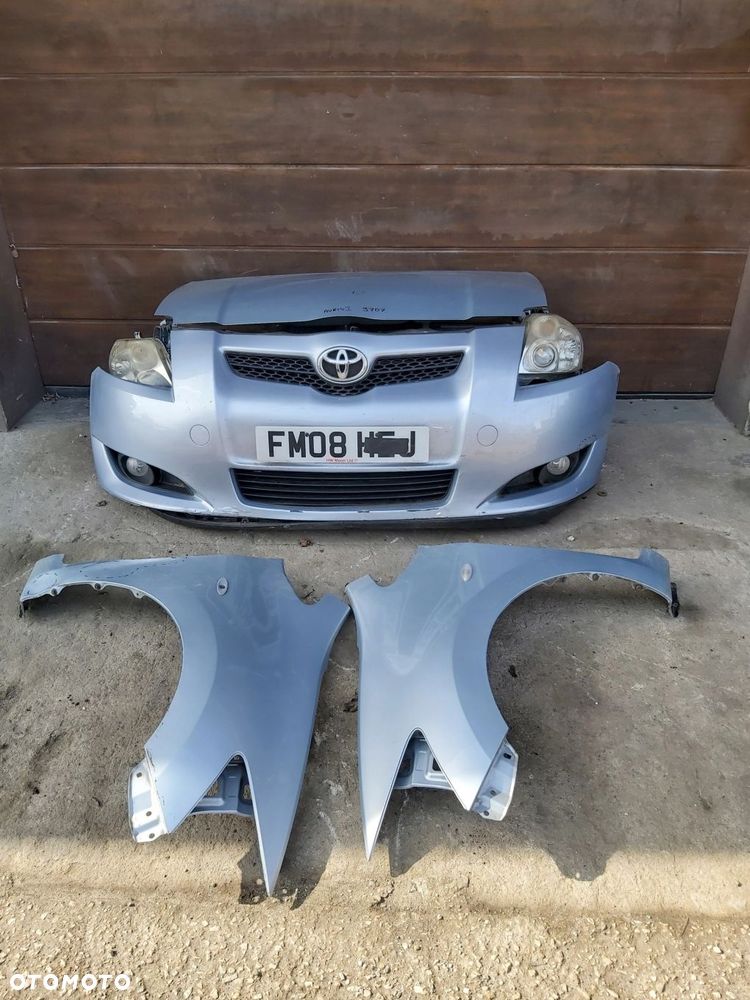Toyota Auris I kompletny przód zderzak maska pas przedni błotnik 8s1 - 2