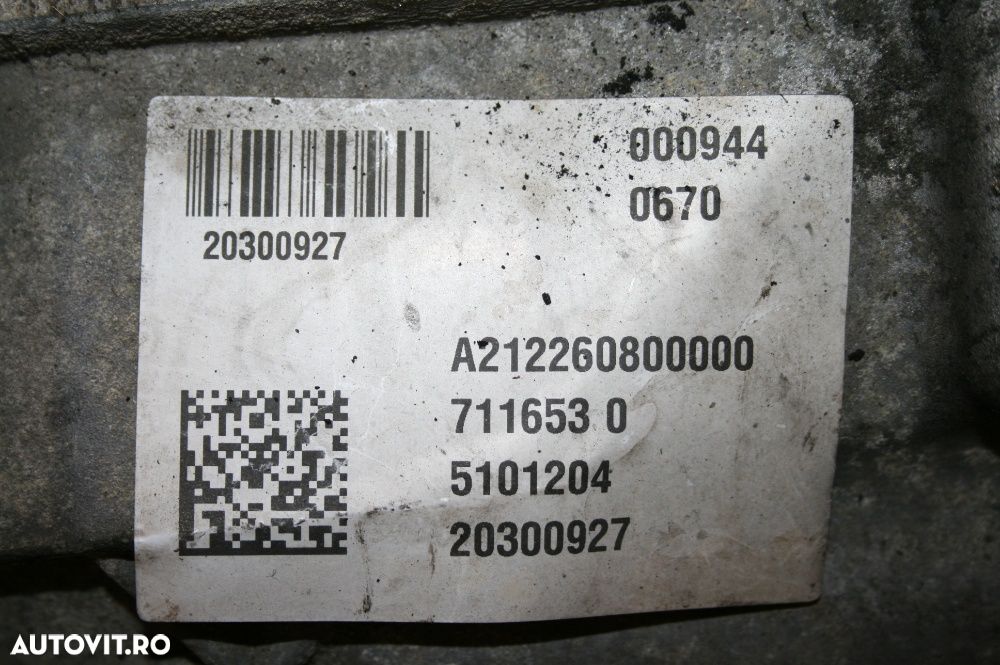 Cutie Viteze Manuala 6+1 Viteze Mercedes C Class W204 2.2 Cdi Euro 5 An 2012-2016 Testata Cu Factura Si Garantie - 5