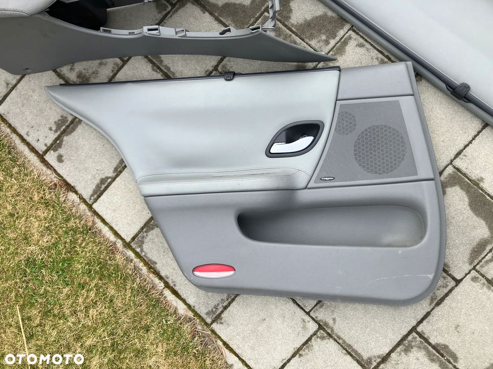 FOTELE SKÓRA REANULT LAGUNA II ELEKTRYKA KANAPA PODGRZEWANE  BOCZKI SZARA SKÓRA ROLETY - 18