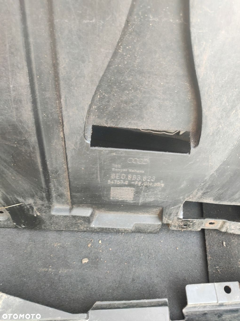 PŁYTA OSŁONA POD SILNIK SKRZYNIE AUDI A4 B6 B7 ORYGINAŁ 8E0863823 - 3