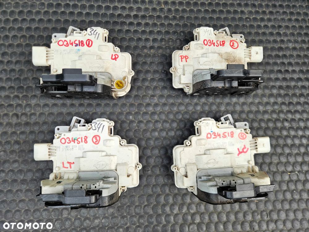 Zamek Drzwi 4F1837015 4F1837016 Rygiel Lewy Prawy Przod Przedni Europa Audi A6 C6 A3 8P - 2