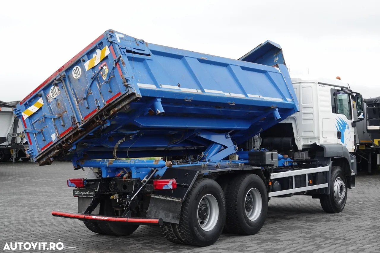 MAN TGS 26.360 / 6x4 / 2 FETE TIPPER / HYDROBRA / BORDMATIC / IMPORTAT - 6