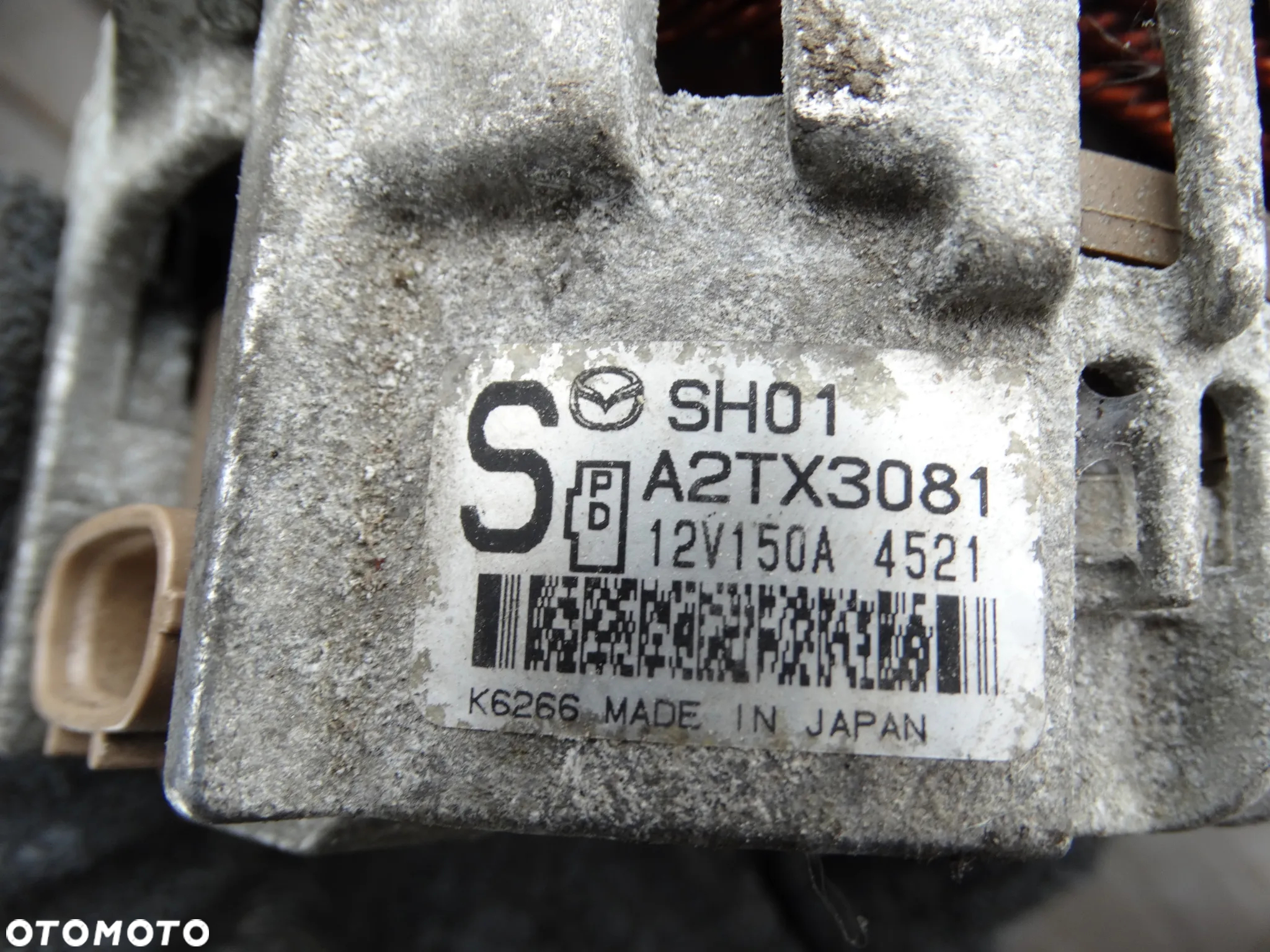 ALTERNATOR MAZDA CX-5 I KE 6 GJ 2.2 D SH01A2TX3081 F-VAT - 3