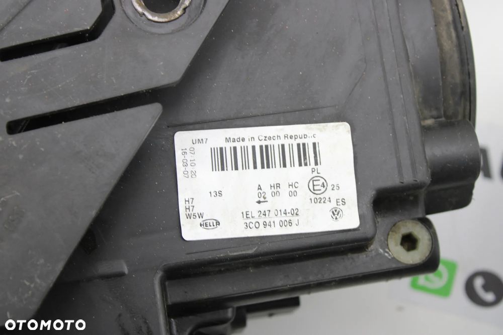VW Passat B6 Lampa Przód Lewa Prawa EU - 5