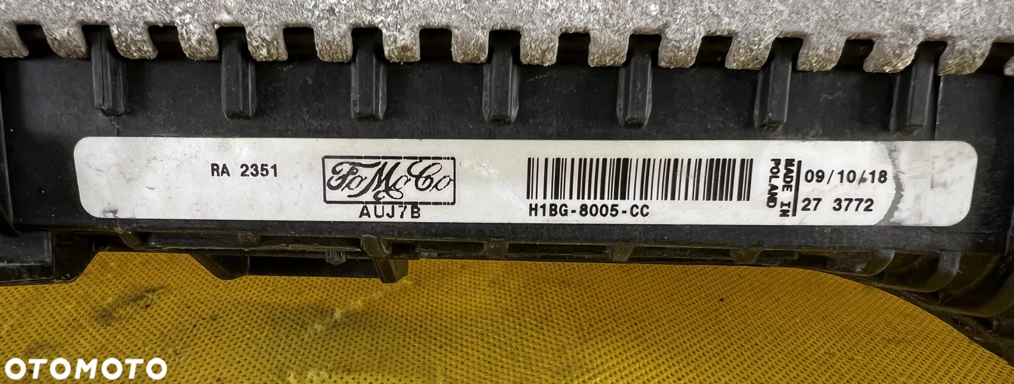 CHŁODNICA WODY H1BG-8005-CC FORD FIESTA MK8 ORYGINAŁ - 3