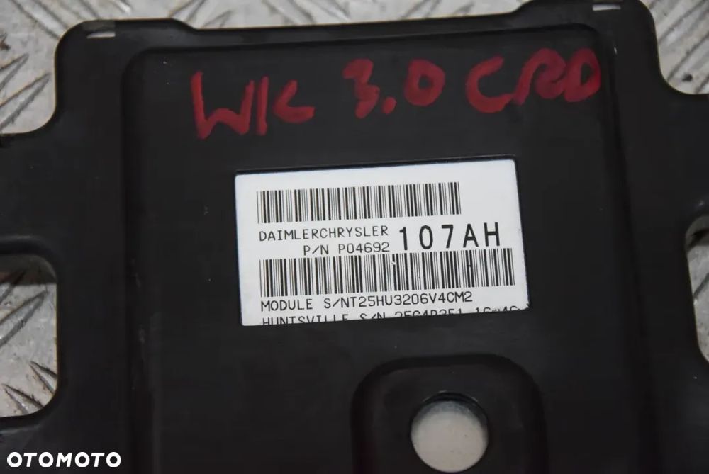 JEEP GRAND CHEROKEE WK 3.0 CRD KOMPUTER ZESTAW STACYJKA KLUCZYK KPL. - 10