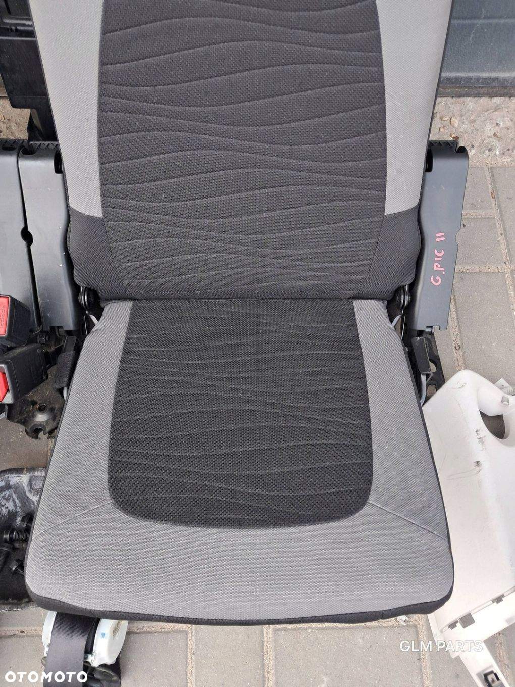 Citroen C4 Grand Picasso II Fotele tylne trzeciego rzędu pasy mocowania - 4