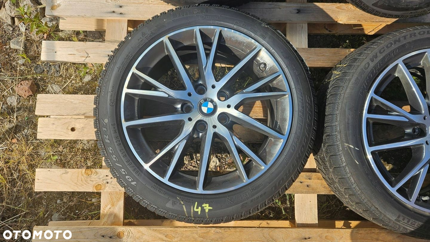 FELGI BMW F40 F45 7x17" ET47 OPONY ZIMA PIRELLI 195/55 R17 2x6m 2x4mm - 2
