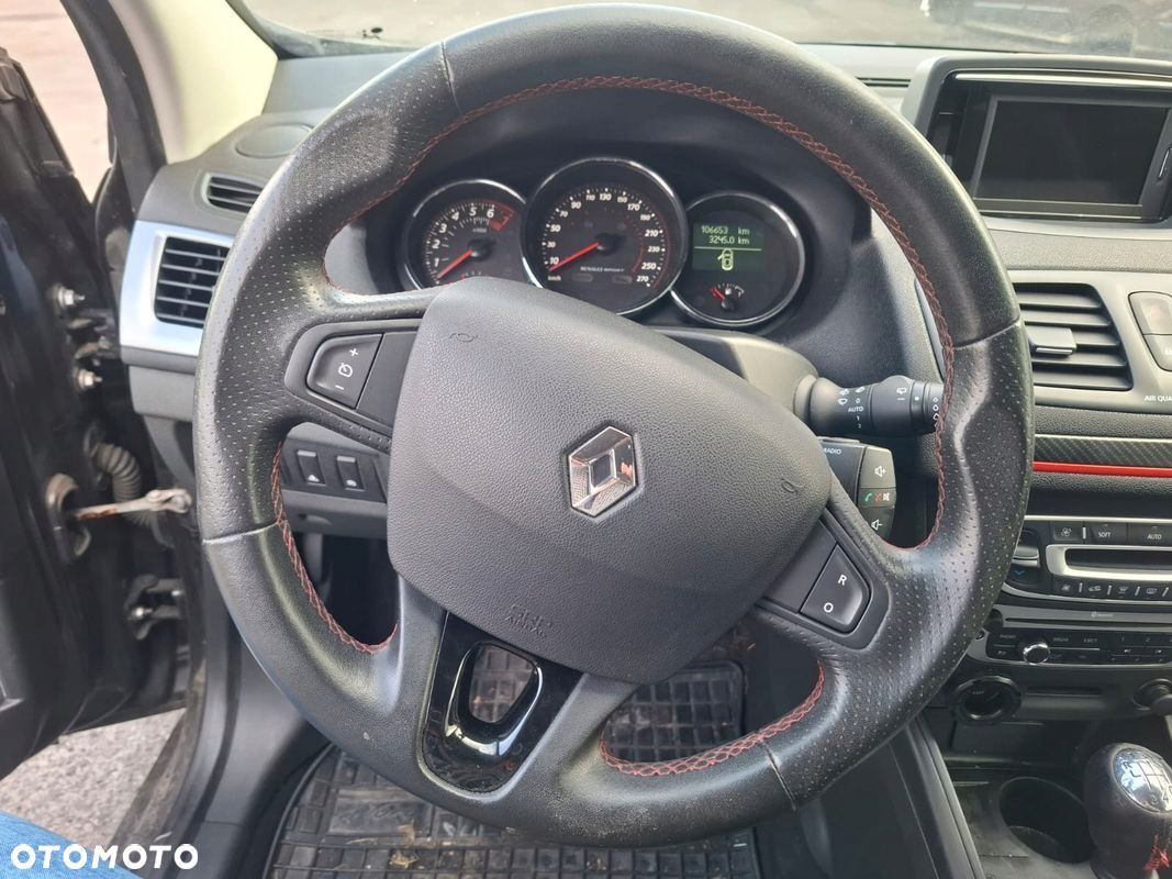 KIEROWNICA MULTIFUNKCJA BEZ PODUSZKI SKÓRA RENAULT MEGANE III LIFT GT LINE - 1