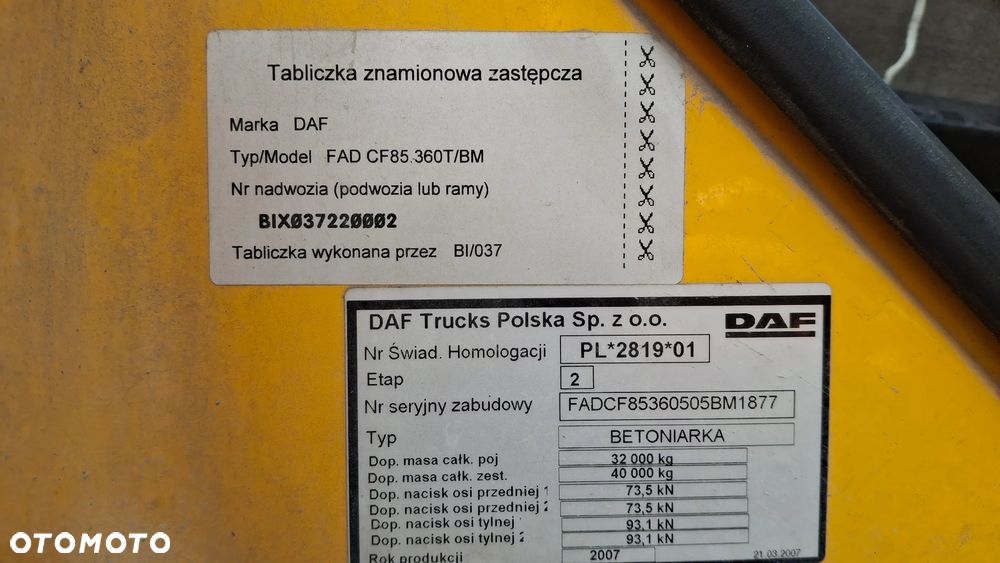 DAF CF85.360 - 9