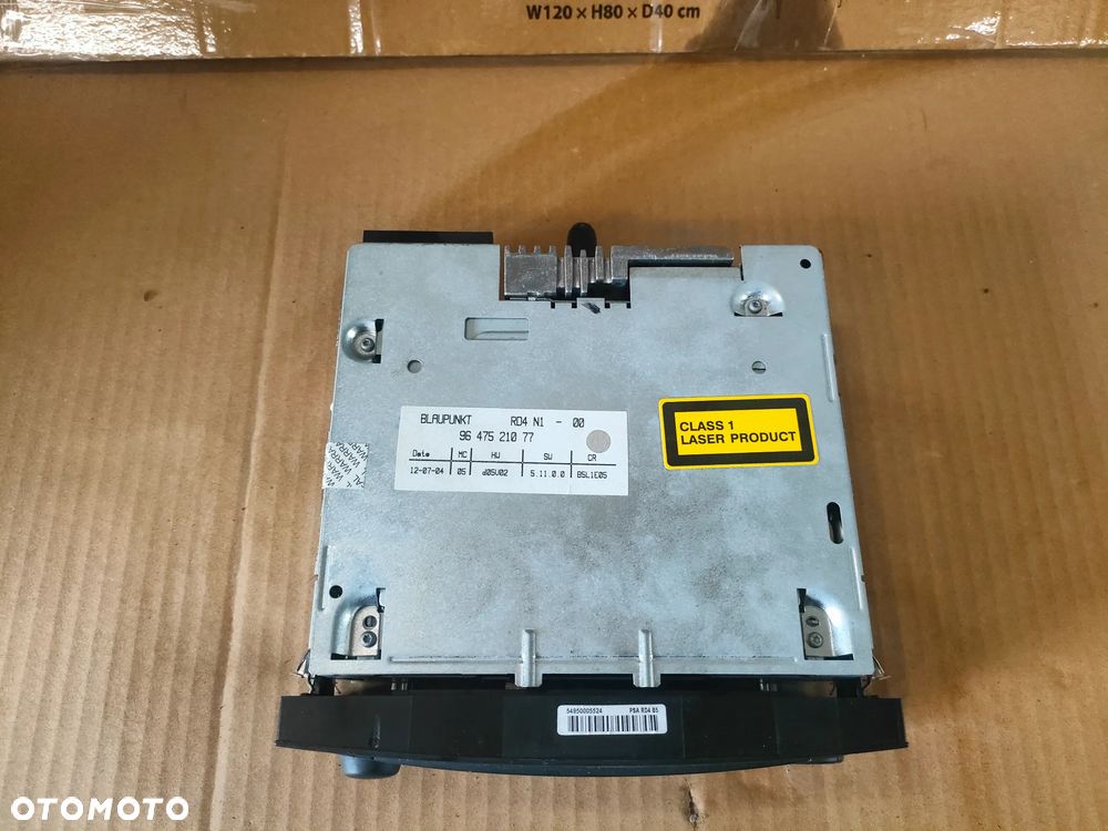 CITROEN C4 I 04- RADIO RADIOODTWARZACZ ORYGINALNE 9647521077 - 3