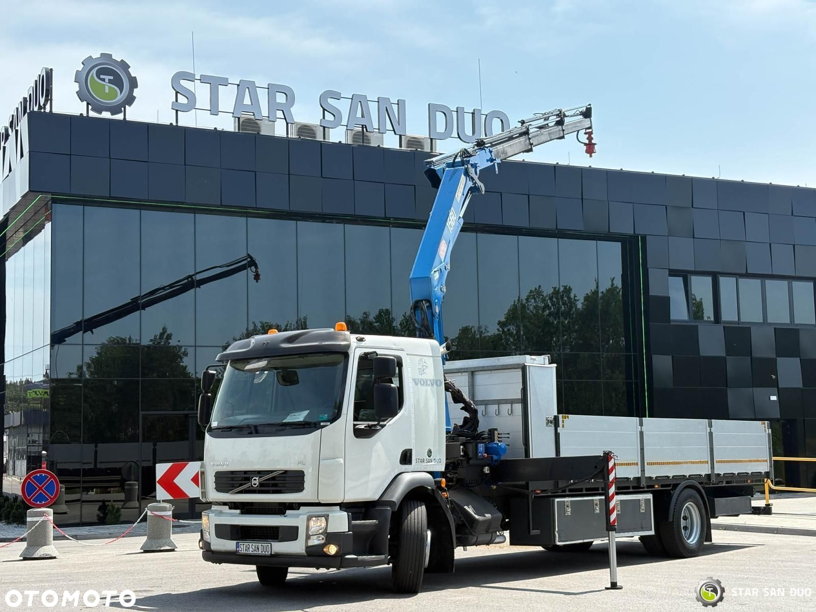 Volvo FE 240 4x2 HMF 1560 K3 HDS Żuraw Rotator Crane Kran - 2