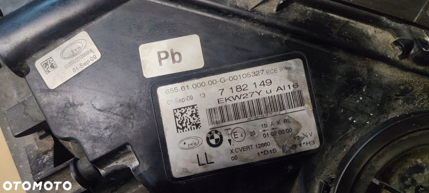 BMW 7 F01/F02 LAMPA PRZÓD PRZEDNIA LEWA XENON DYNAMIC SKRĘTNA kpl. ŁADNA - 7