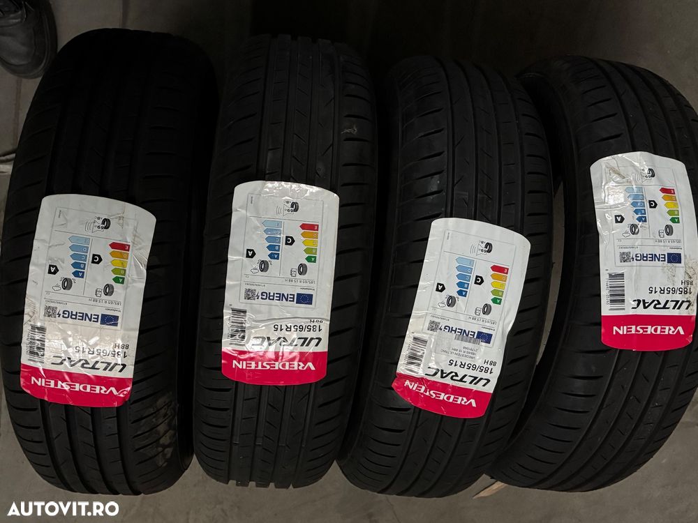 Vând 4 anvelope 185/65/15 vredestein de vară noi