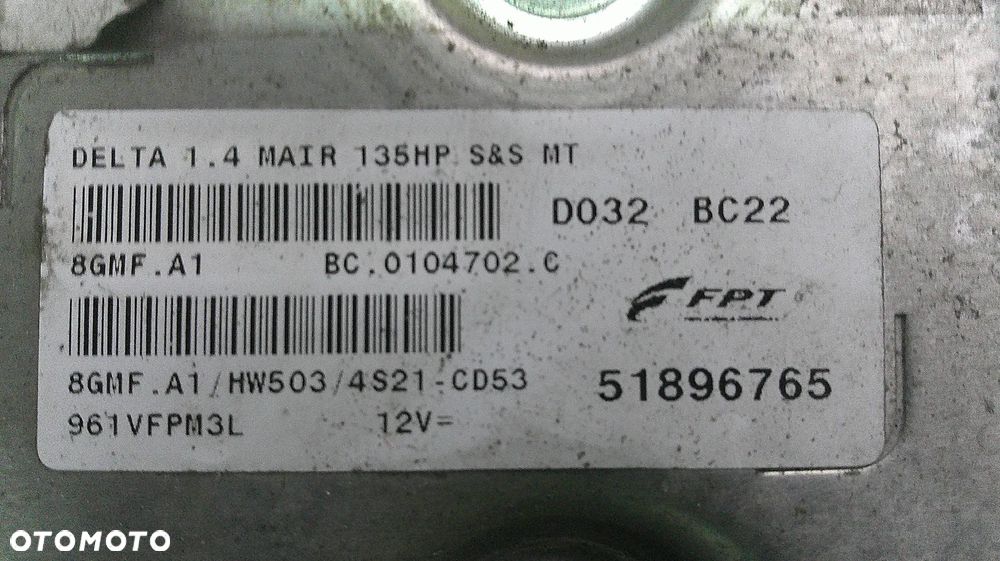 LANCIA DELTA III 1.4 T-JET IMMO ZESTAW STARTOWY - 2