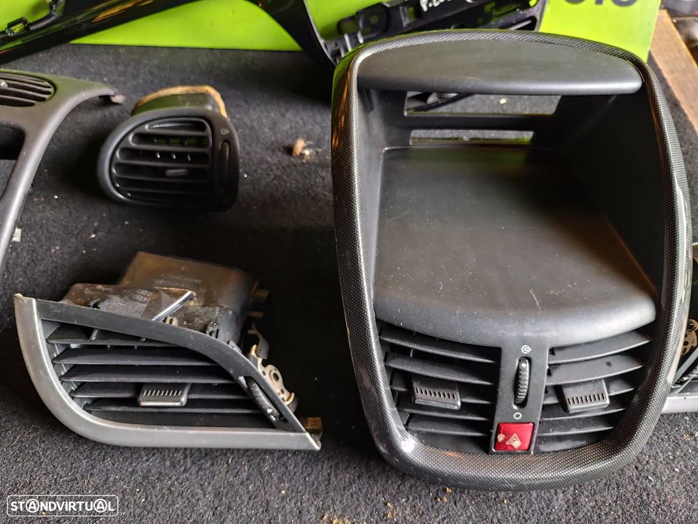 PEUGEOT 206 207 208 GRELHA VENTILAÇÃO TABLIER - 2