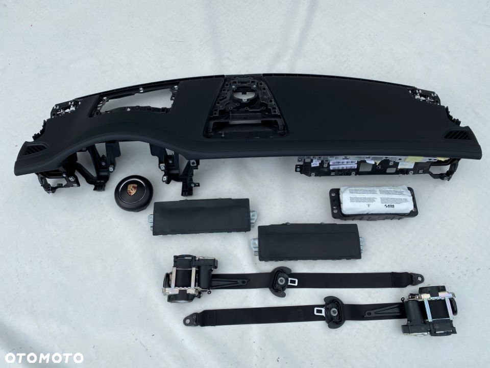 PORSCHE PANAMERA 971 DESKA Head Up KONSOLA KOKPIT PULPIT PÓŁKA PARAPET PODUSZKI AIRBAG KURTYNY PASY - 3