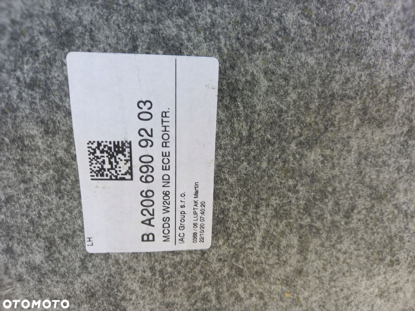 MERCEDES W206 C KLASA PODSUFITKA SUFIT PODSUFITÓWK - 3