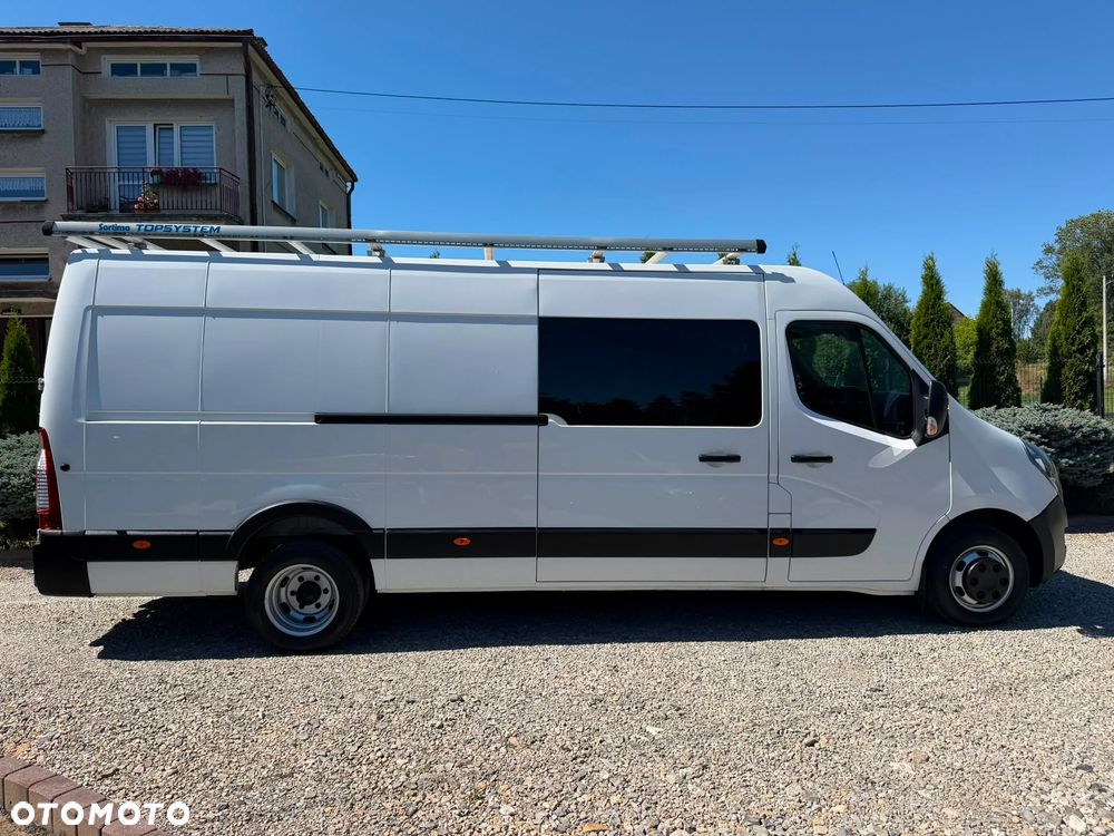Opel Movano L4H2 Na bliźniaku HAK Bagażnik dachowy + drabinka Klima Tempomat Czujniki Kamera cofania Holenderka - 6