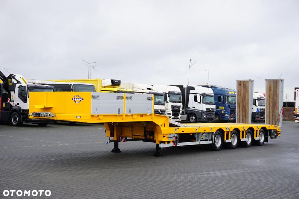 Bodex / NISKOPODWOZIOWA / 4 OSIE / NAJAZDY / 2 X OŚ SKRĘTNA / DMC 65 000 KG / JAK NOWA - 1