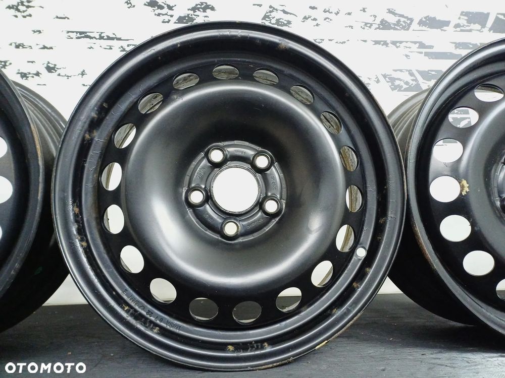 felgi stalowe 5x100 15 Audi A1 seat ibiza skoda fabia praktik Roomster S618 - 3