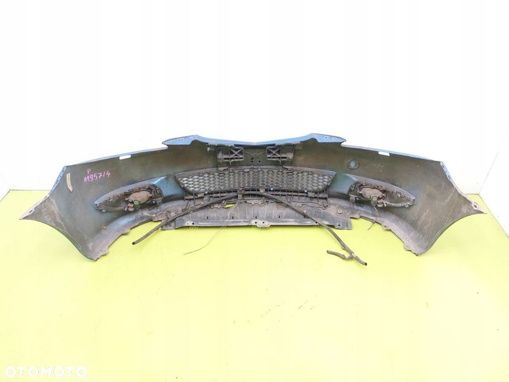 Zderzak przód przedni Mazda 3 I 2003-2006 PRZED LIFT 27b Niebieski HALOGENY - 6