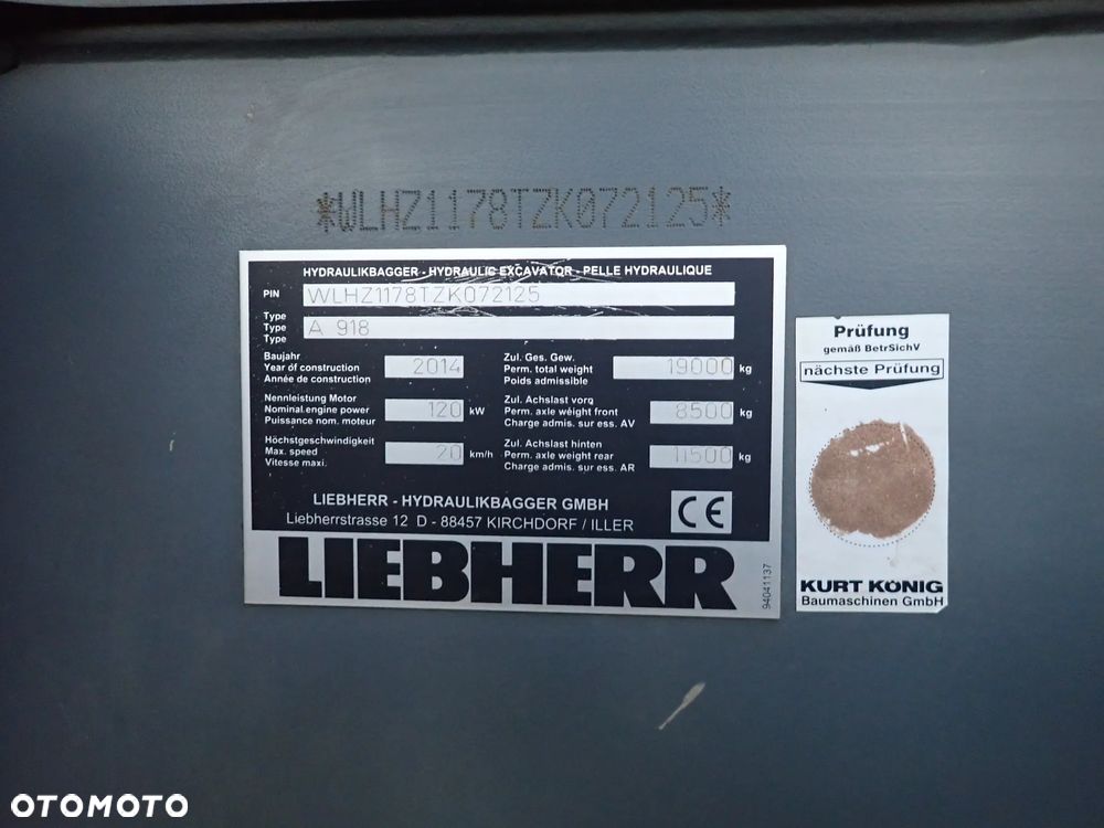 Liebherr A918 - 7