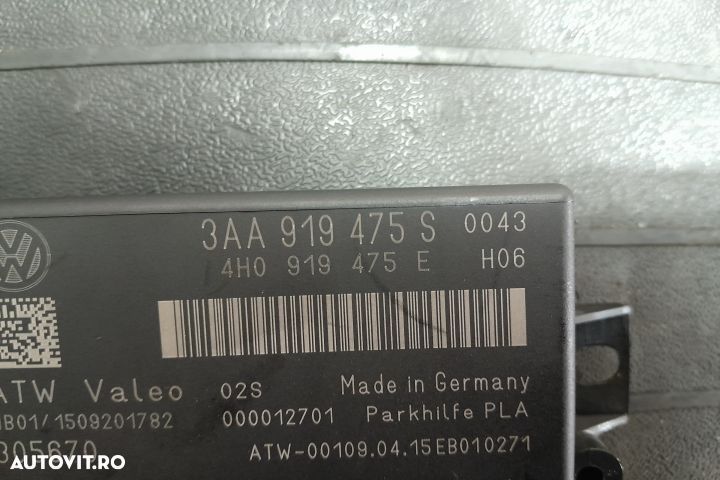 Modul senzori parcare 3AA919475S 3AA919475S Volkswagen VW Tiguan 1 [f - 2