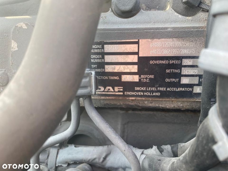 Silnik Daf CF 250 S-14121 kompletny - 2